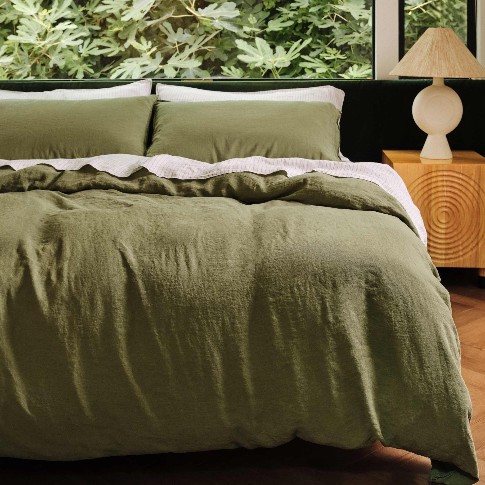 Washed European Linen Duvet Set I5