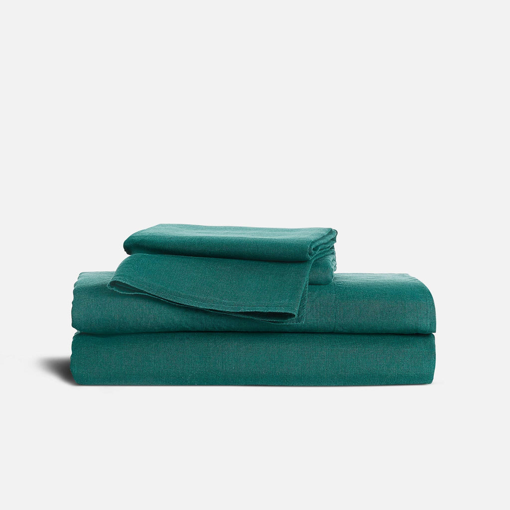 Washed European Linen Core Sheet Set H8
