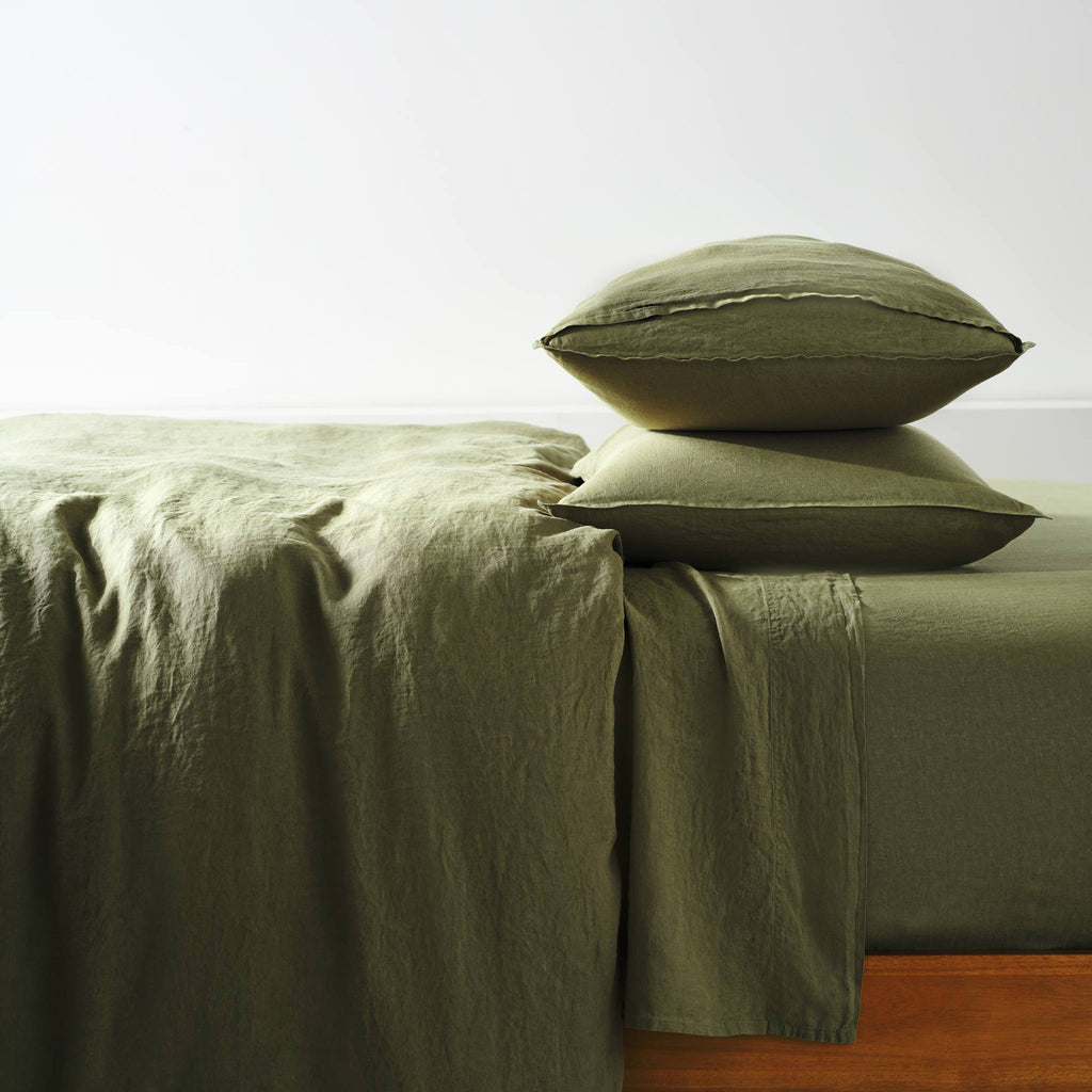 Washed European Linen Core Sheet Set H8