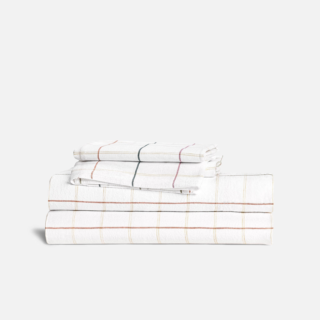 Washed European Linen Core Sheet Set H8