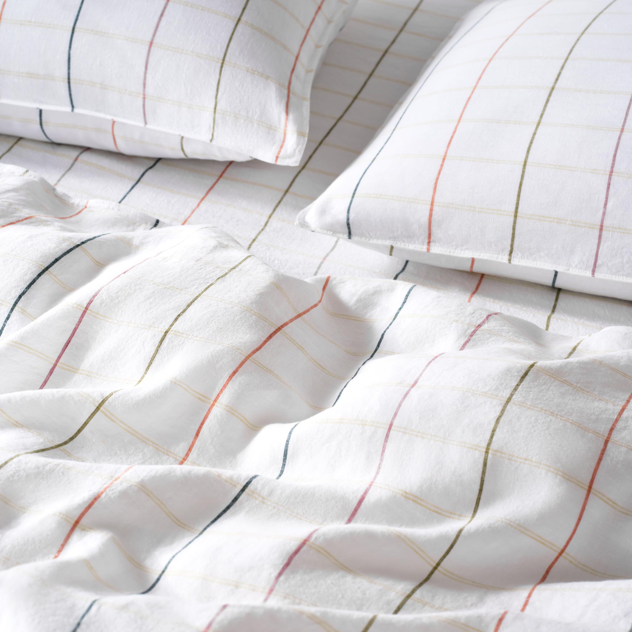 Washed European Linen Core Sheet Set H8