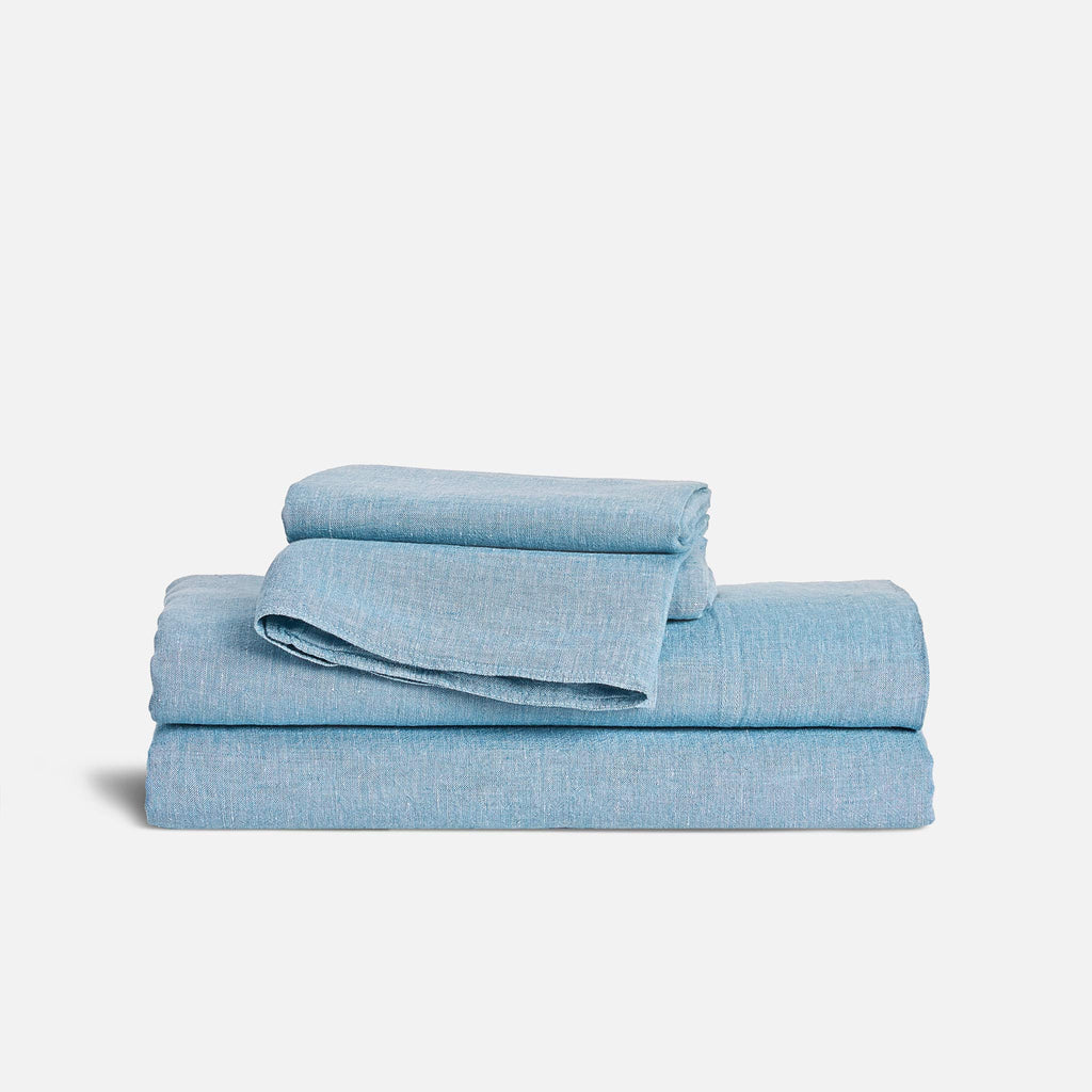 Washed European Linen Core Sheet Set H8
