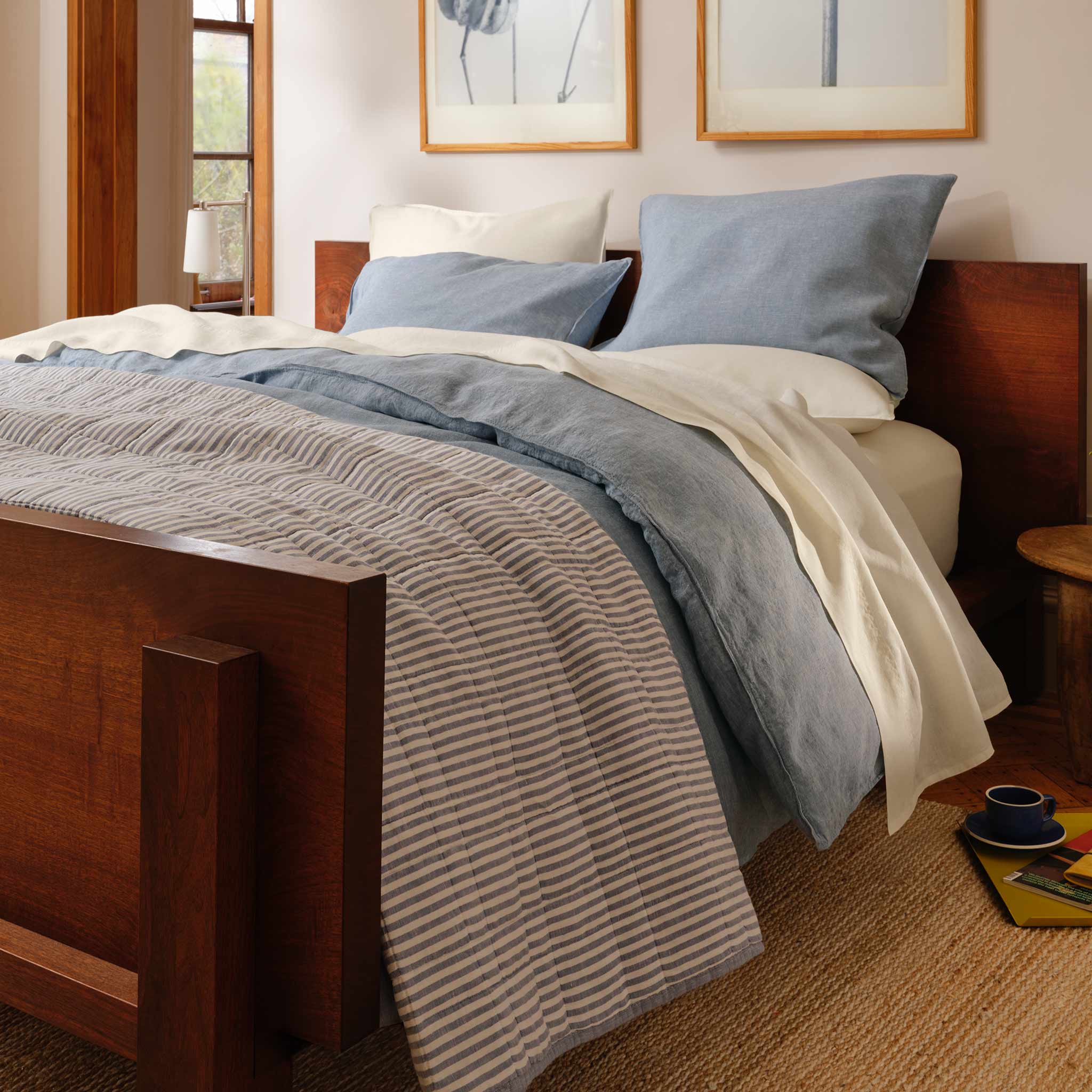 Washed European Linen Core Sheet Set H8