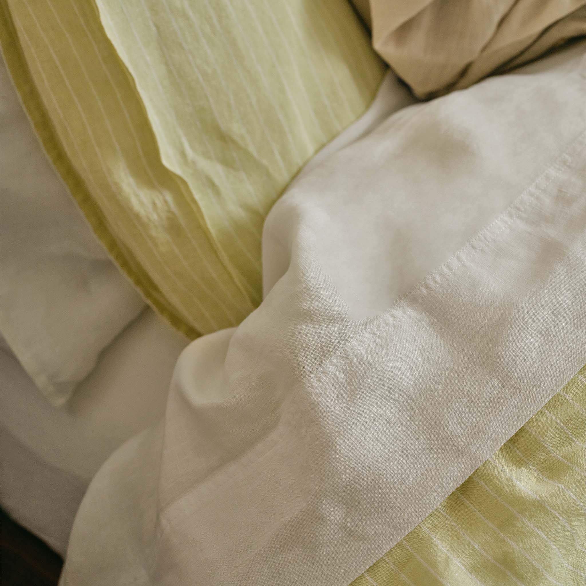 Washed European Linen Core Sheet Set H8