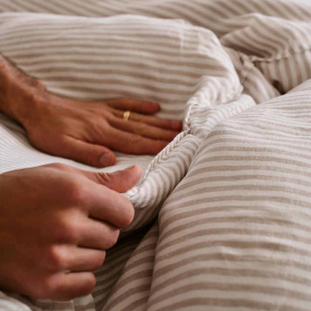 Washed European Linen Core Sheet Set H8
