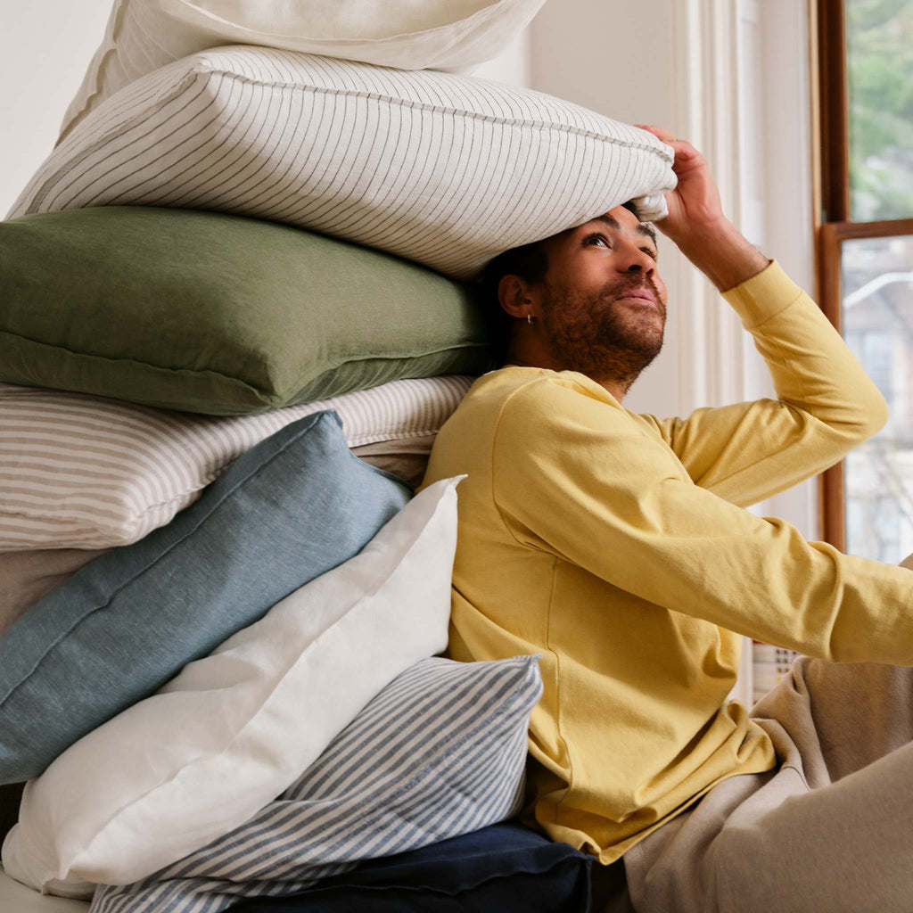 Washed European Linen Core Sheet Set H8