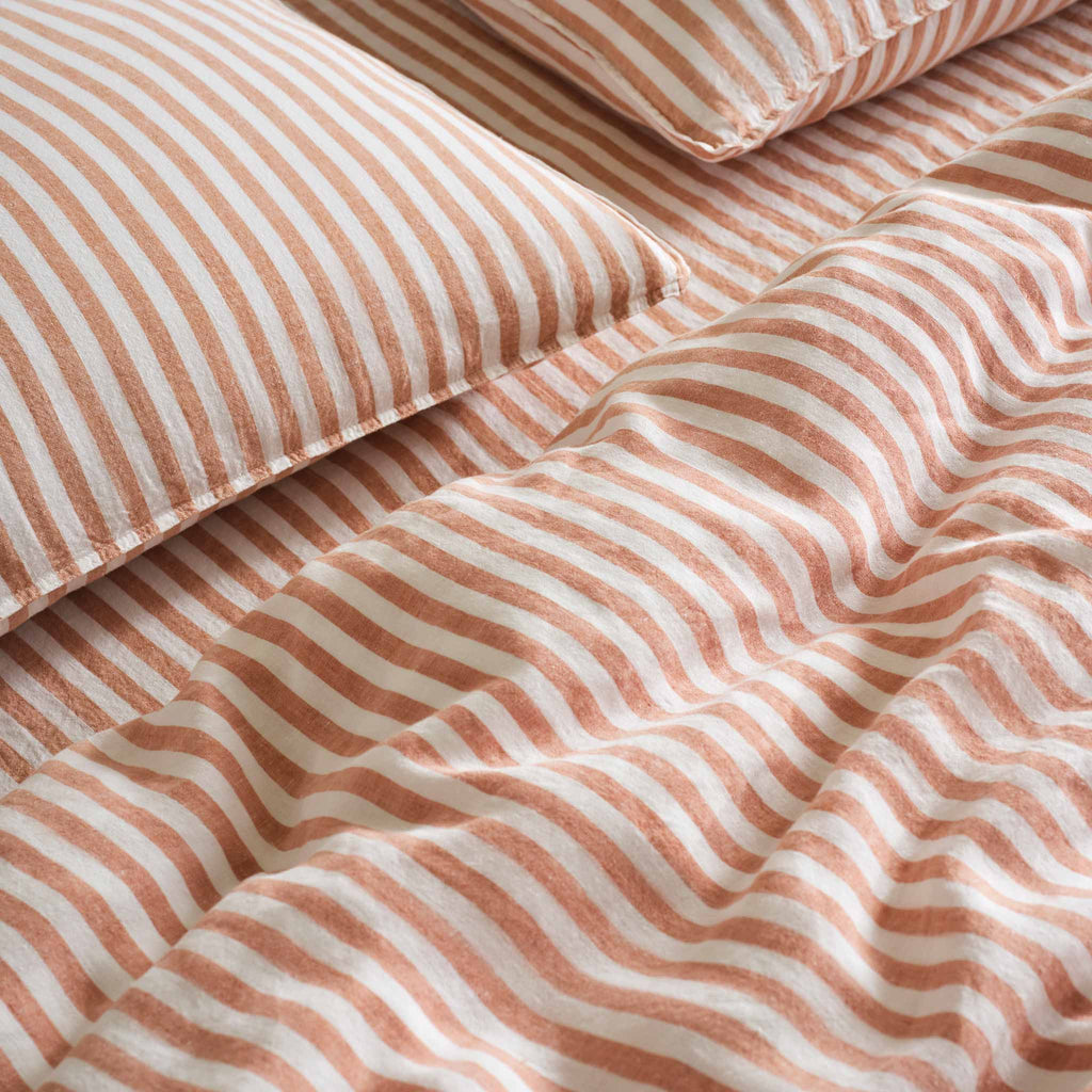 Washed European Linen Core Sheet Set H8