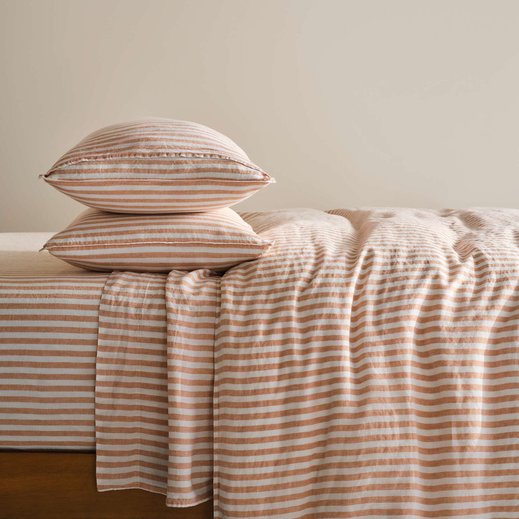 Washed European Linen Core Sheet Set H8