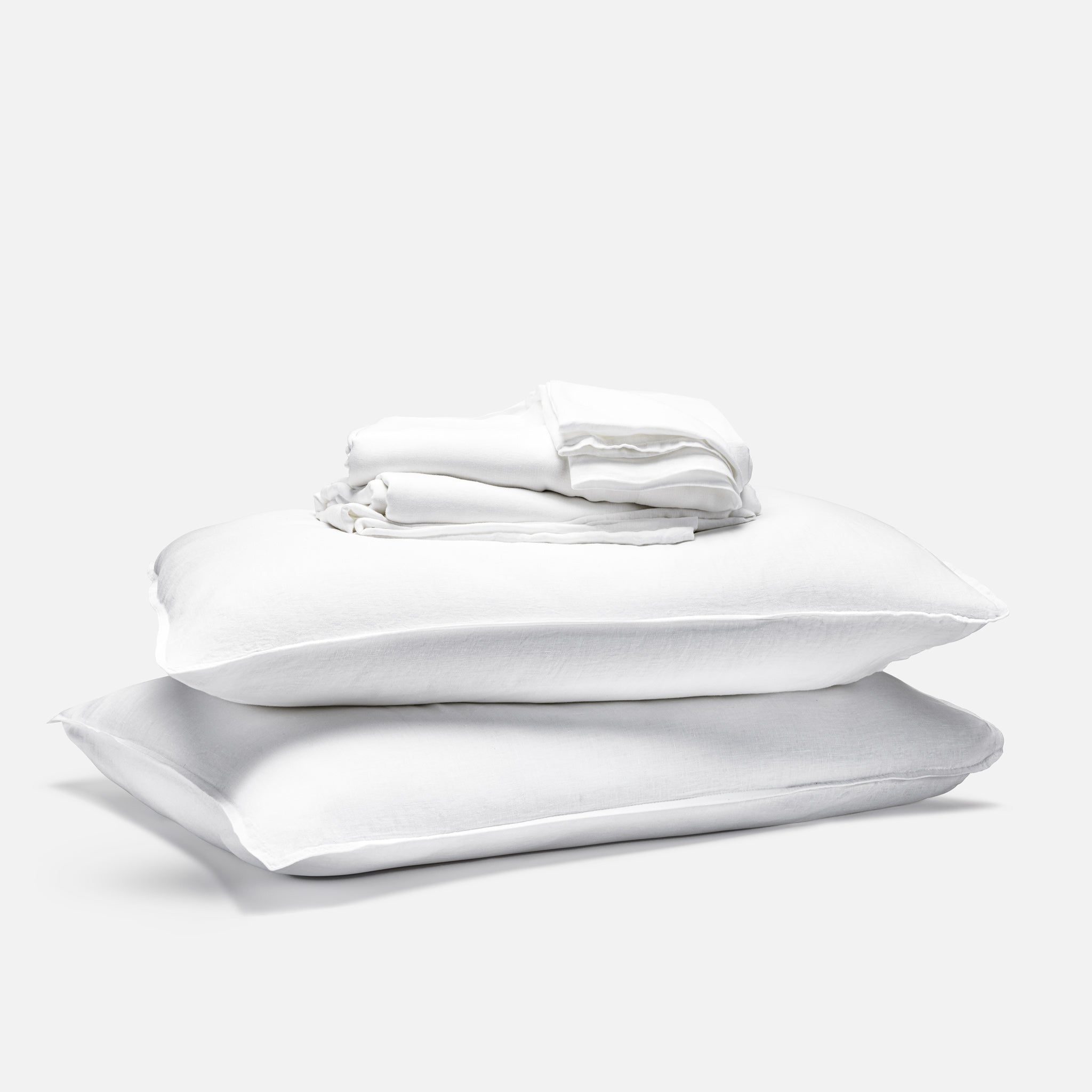 Washed European Linen Core Sheet Set H8