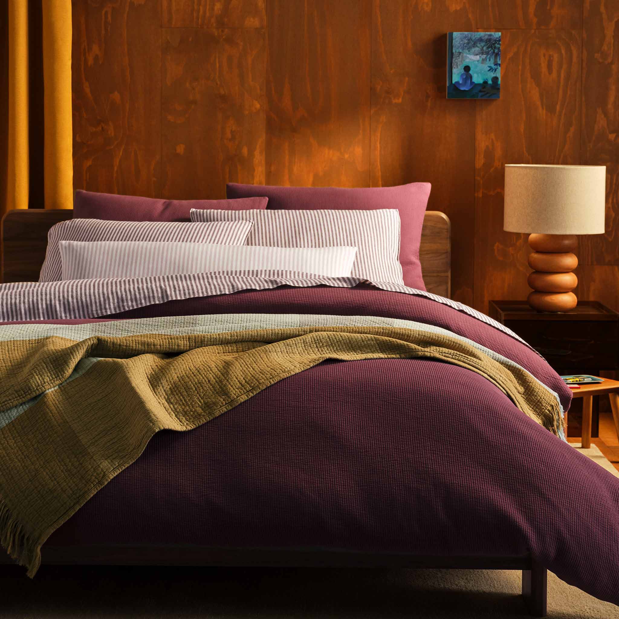 Washed European Linen Core Sheet Set H8