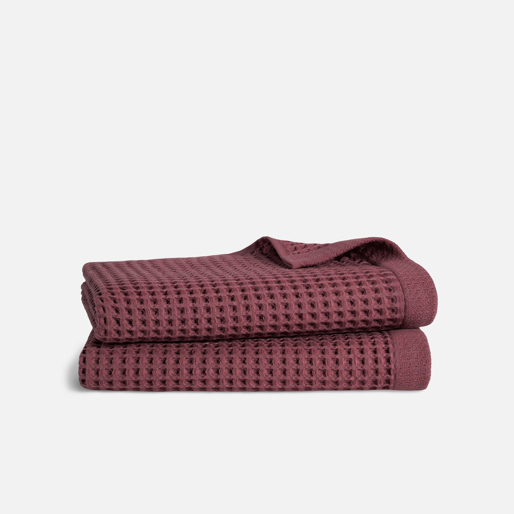 Dreamweave Waffle Bath Towels Set of 2 X6