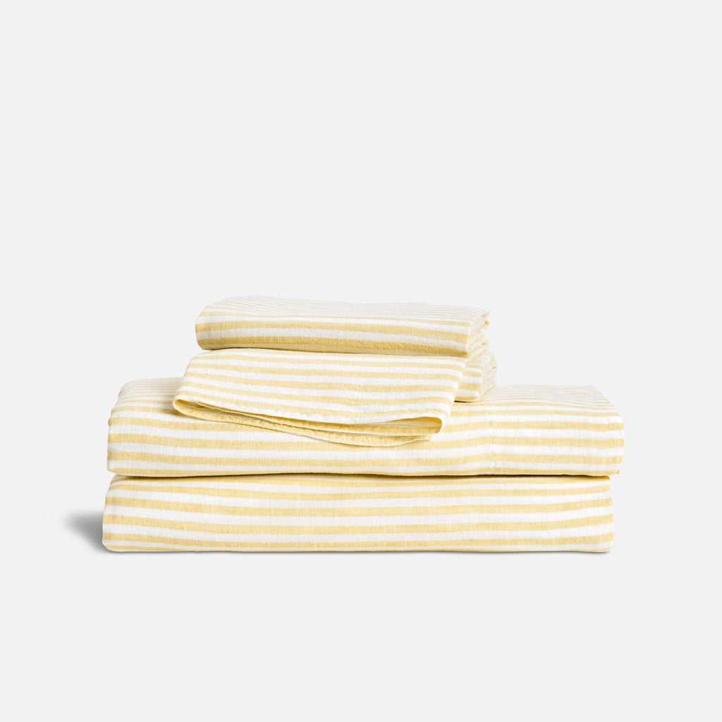 Washed European Linen Core Sheet Set H8
