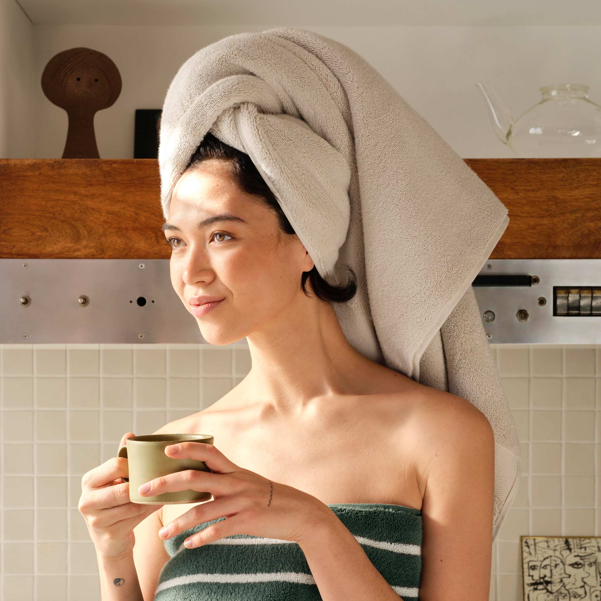 Super-Plush Set of 4 Bath Towel Bundle K3