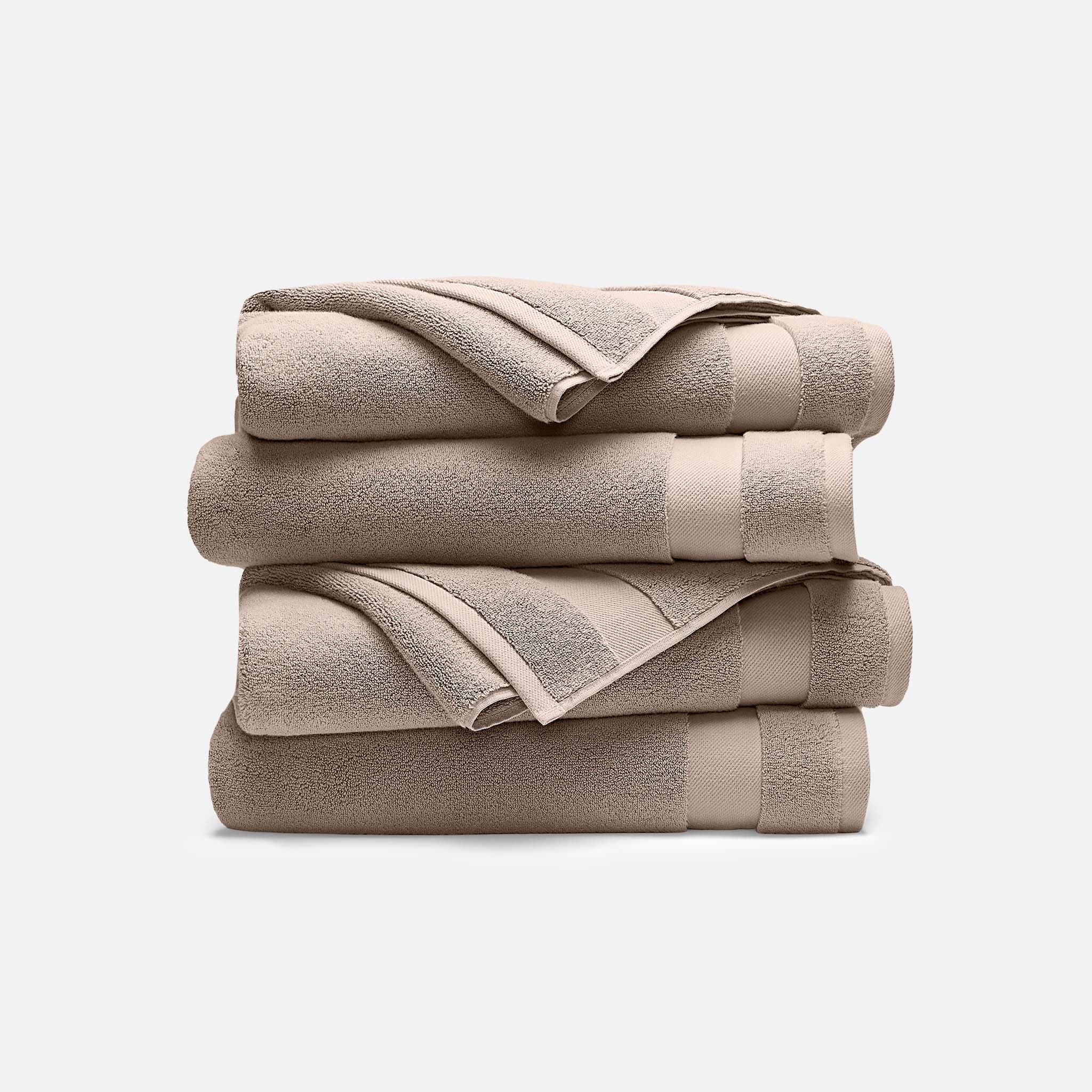 Super-Plush Set of 4 Bath Towel Bundle K3