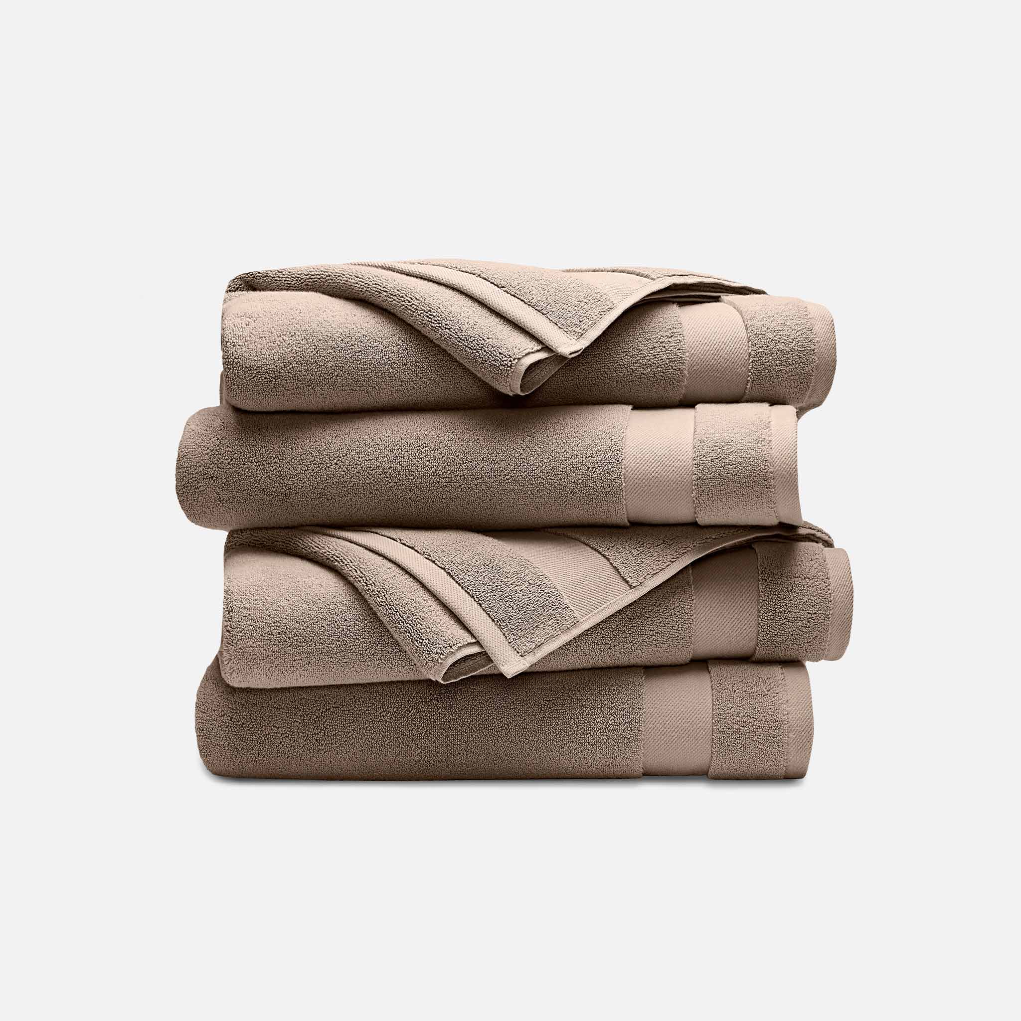Super-Plush Set of 4 Bath Towel Bundle X3
