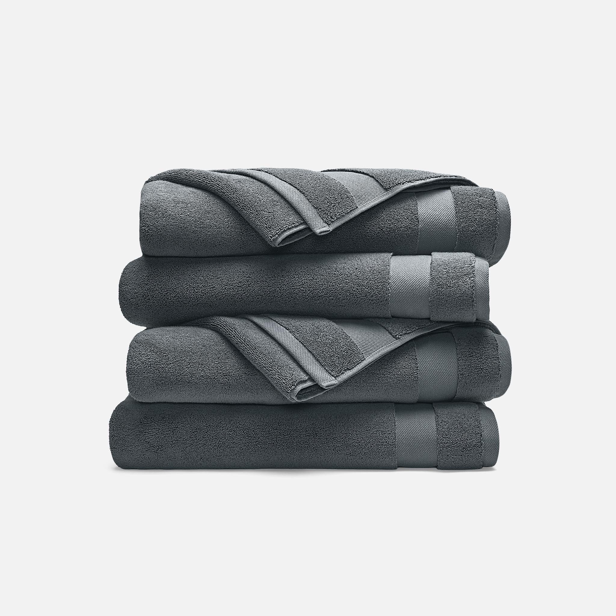 Super-Plush Set of 4 Bath Towel Bundle X3