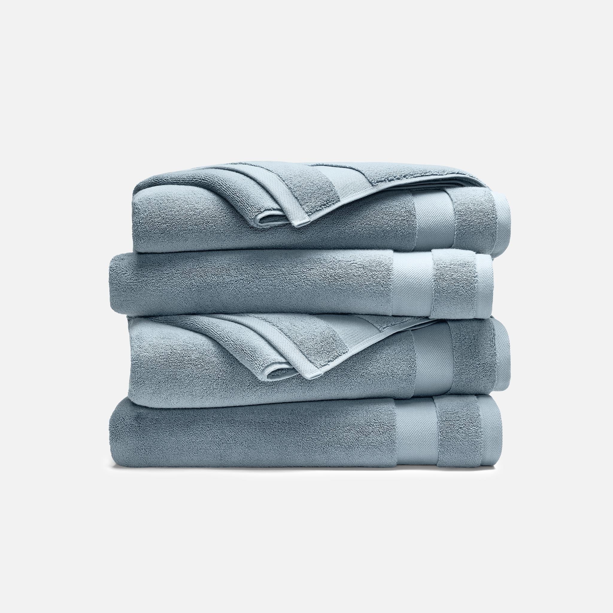 Super-Plush Set of 4 Bath Towel Bundle X3