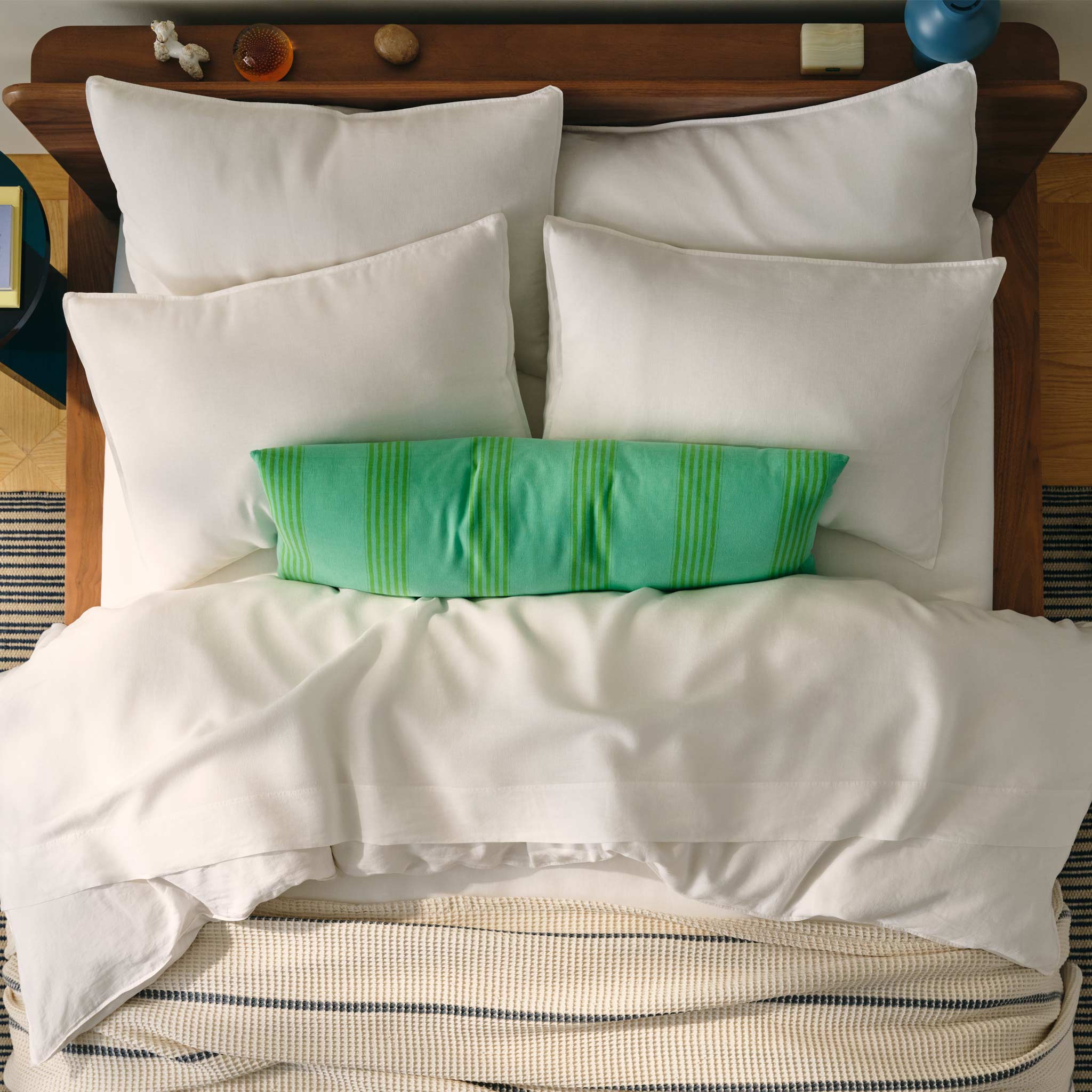 Washed European Linen Core Sheet Set H8