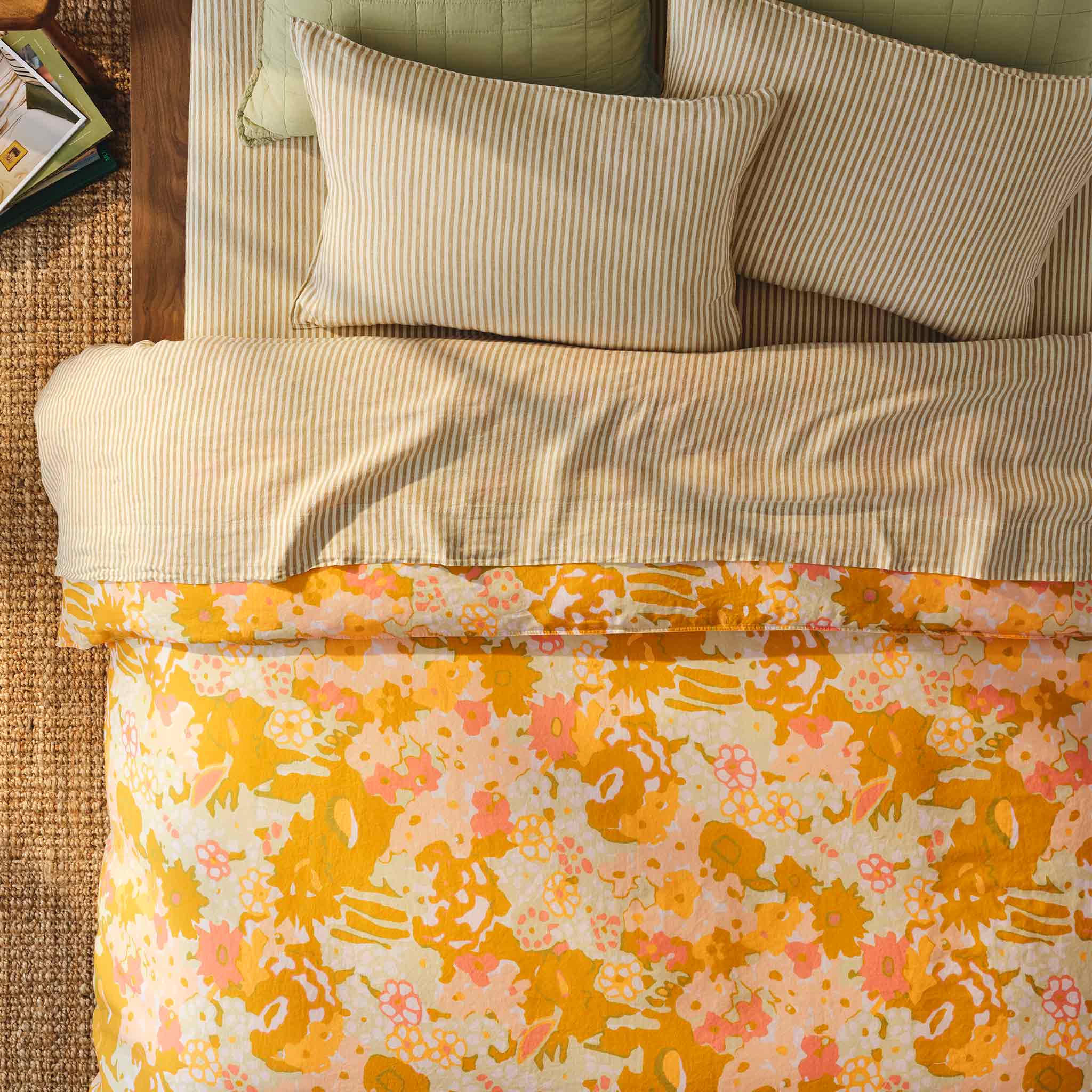 Washed European Linen Core Sheet Set H8