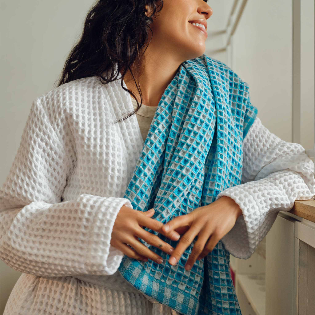 Dreamweave Waffle Bath Towels Set of 2 X6