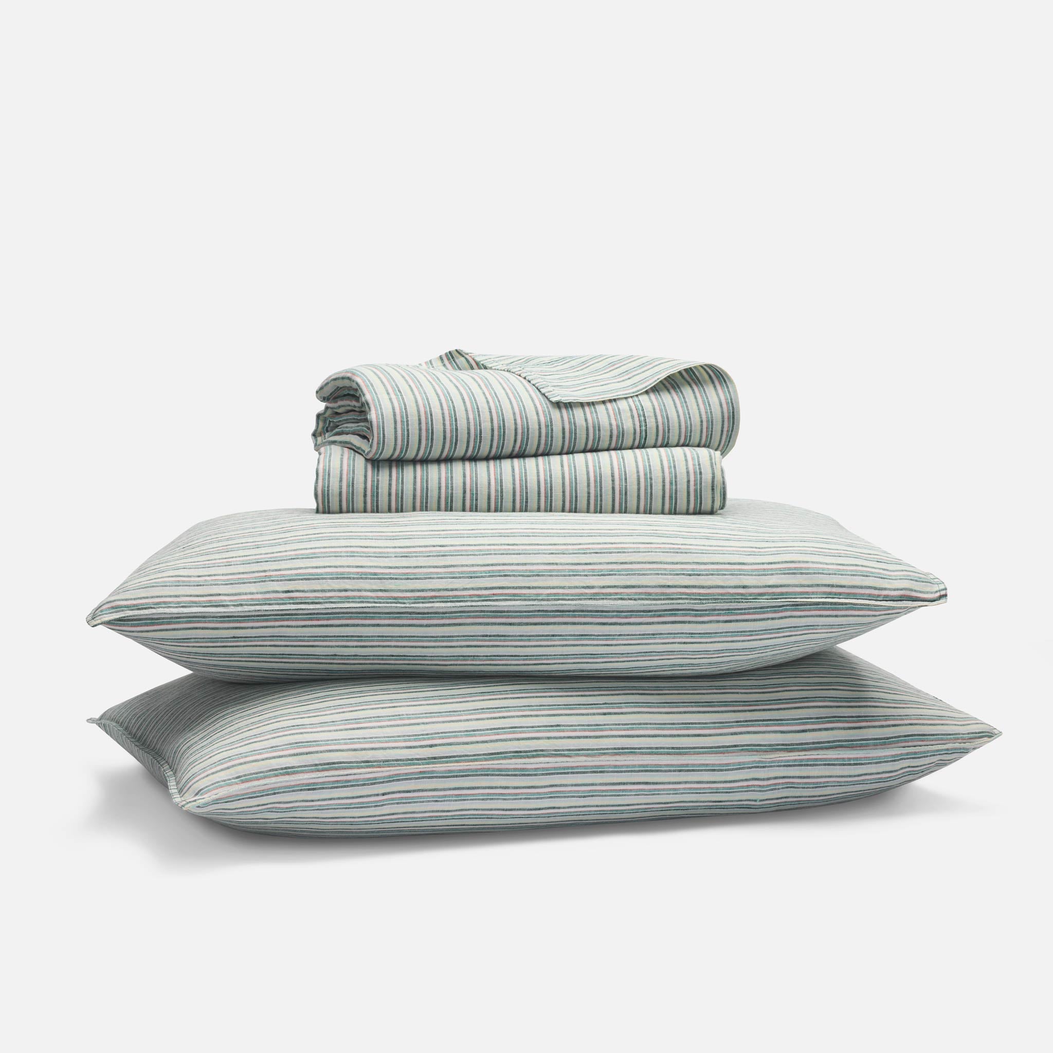 Washed European Linen Core Sheet Set H8